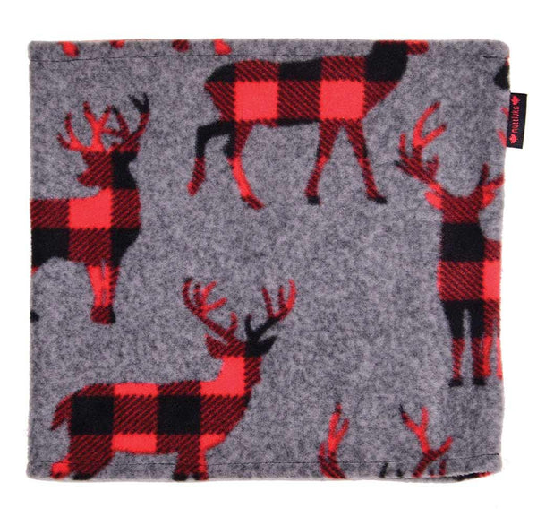 Muttluks KoziNek Cache-cous en molleton Rouge Plaid Renne