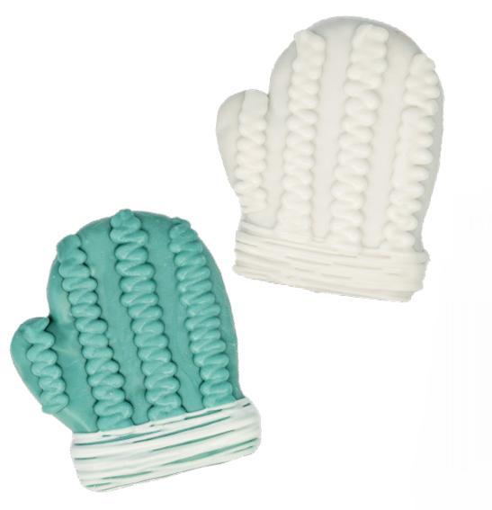 Bosco & Roxy's Moufles tricotées de Noël Friandises pour chien