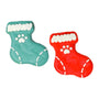 Bosco & Roxy's Friandises de Noël biscuits bas de Noël pour chiens, 3 pouces