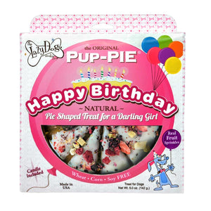 The Lazy Dog Cookie Co. Le Pup-PIE Original Joyeux Anniversaire pour une chienne adorable
