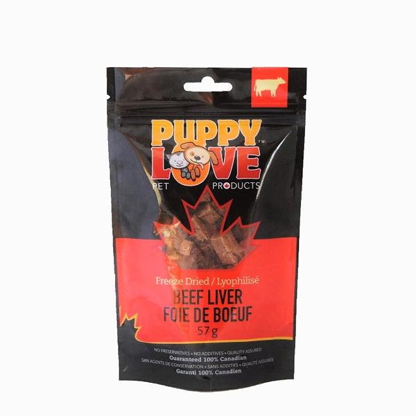 Puppy Love Beef Liver Freeze-Dried Dog & Cat Treats