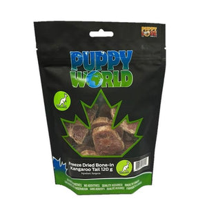 Puppy Love Puppy World Kangaroo Tail Discs Freeze-Dried Dog & Cat Treats