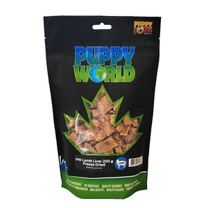 Puppy Love Puppy World Lamb Liver Freeze-Dried Dog & Cat Treats