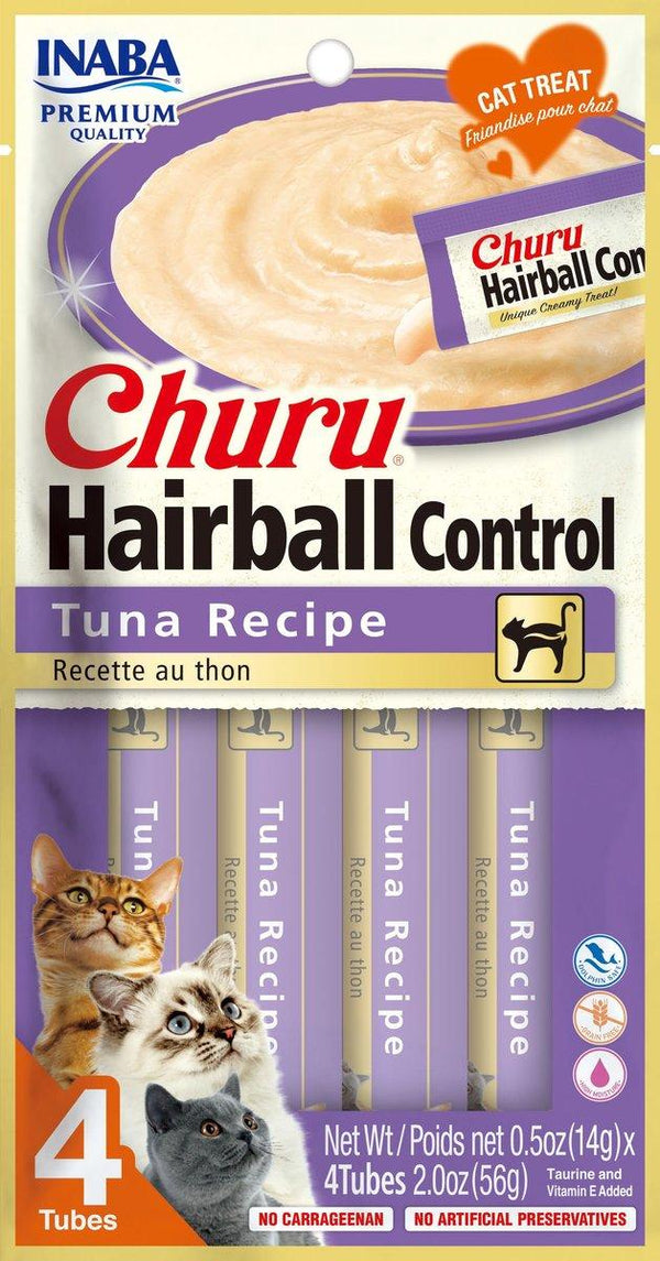 INABA Churu Hairball Control Tuna Recipe Cat Treats