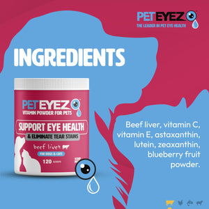 Pet Eyez Beef Vitamin Powder for Dogs & Cats