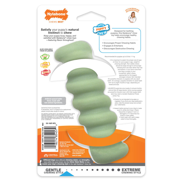 Nylabone Sensory Material Puppy Teething Stick Dog Toy