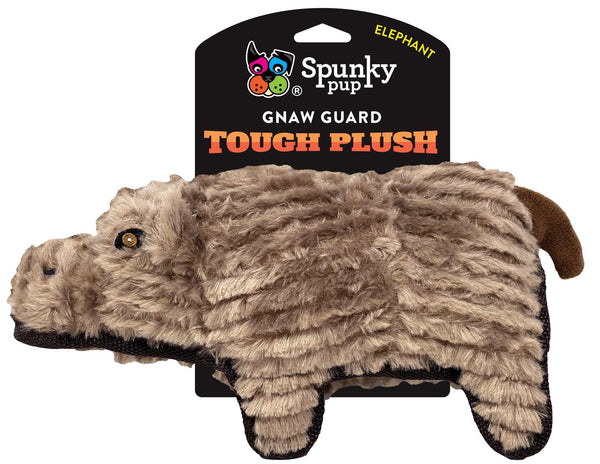 Spunky Pup Tough Plush Triple Stitch Hippo Dog Toy