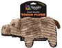 Spunky Pup Tough Plush Triple Stitch Hippo Dog Toy