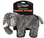 Spunky Pup Jouet pour chien en peluche résistante avec triple couture Éléphant
