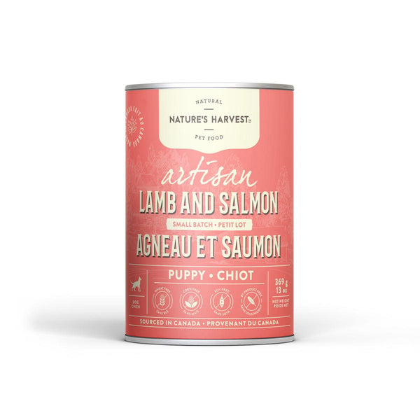 Nature's Harvest Artisan Lamb & Salmon Puppy Wet Dog Food