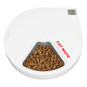 Closer Pets Cat Mate Three-meal Automatic Feeder with Digital Timer for Pets