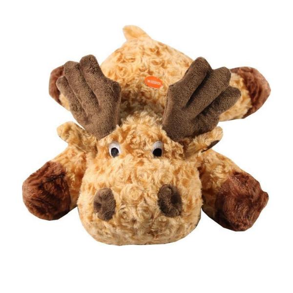 Patchwork Pet Swirl Moose Dog Toy