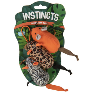 SmartyKat Instincts Safari Sneakers HappyNip jouets en peluche pour chats