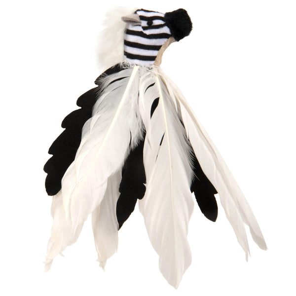 SmartyKat Instincts Zingy Zebra Toss & Chase HappyNip jouet pour chats