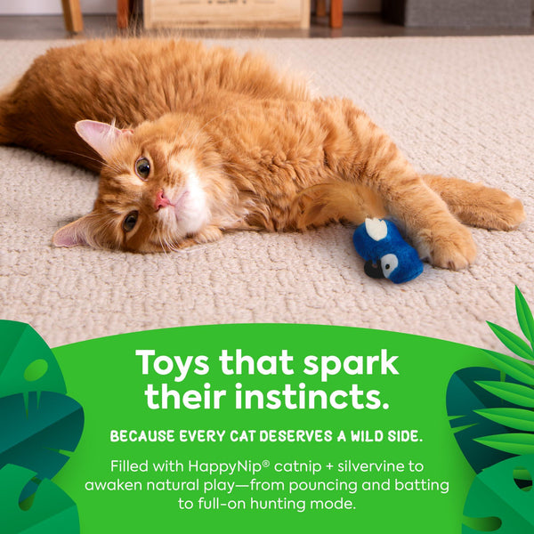 SmartyKat Instincts Chatty Chirp HappyNip Jouet électronique pour chat avec sons