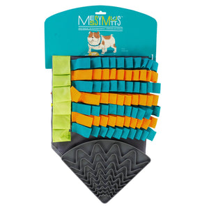 Messy Mutts Tapis à fouille carré et tapis à lécher Lick Mat Gamelle lente pour chien