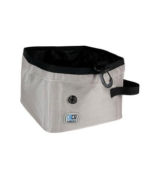 RC Pets Gamelle de voyage pliable pour chien, Gris