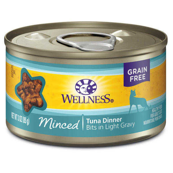 Wellness Complete Health Grain-Free Minced Tuna Dinner Wet Cat Food Cans