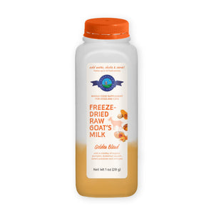 Shepherd Boy Farms Golden Blend Freeze-Dried Raw Goat's Milk for Dogs & Cats