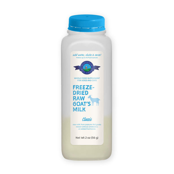 Shepherd Boy Farms Classic Freeze-Dried Raw Goat's Milk for Dogs & Cats