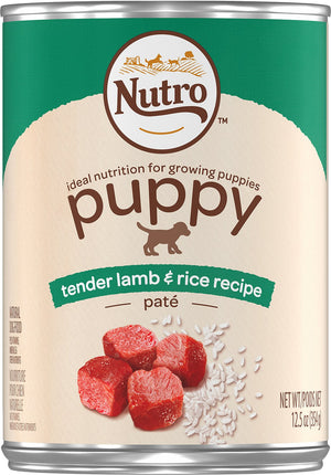 Nutro Puppy Tender Lamb & Rice Recipe Pate Canned Dog Food
