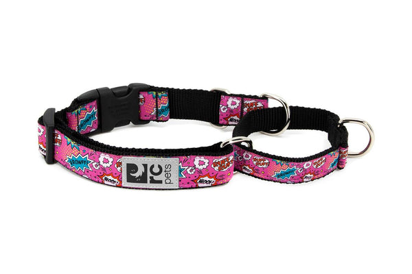 RC Pets Collier d'entraînement Easy Clip Web, Pink Comic Sounds