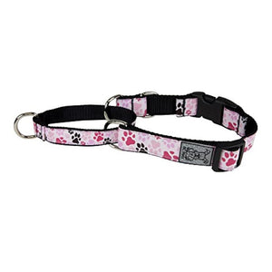 RC Pets Easy Clip Web Training Dog Collar, Pitter Patter Pink