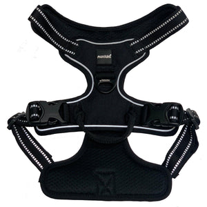 Muttluks MuTTravel Comfort Zone No-Pull Dog Harness, Black