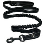 MuTTravel 2-in-1 Hands-Free Bungee Dog Leash, Black