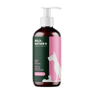 Bold by Nature Salmon & Wild Ocean Fish Oil Supplement for Dogs & Cats