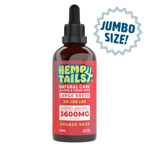 H 4 Tails Jumbo Alternative Supplement for Large Breed Pets, 3600mg