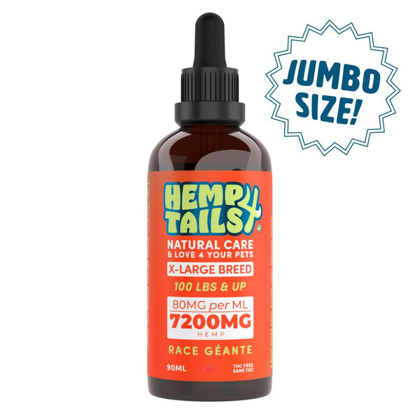 H 4 Tails Jumbo Alternative, complément pour très grands animaux, 7200mg