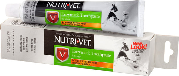 Nutri-Vet Enzymatic Dog Toothpaste, 2.5-oz tube