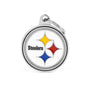 MyFamily NFL Pittsburgh Steelers Pet ID Tag, Medium