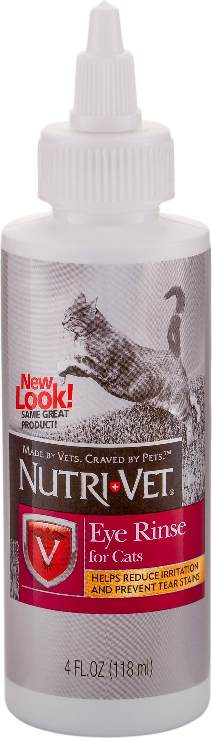 Nutri-Vet Cat Eye Rinse, 4-oz bottle