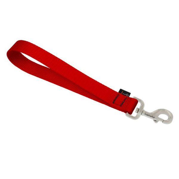 Lupine Pet Basic Solids Training Tab for Dogs, Red