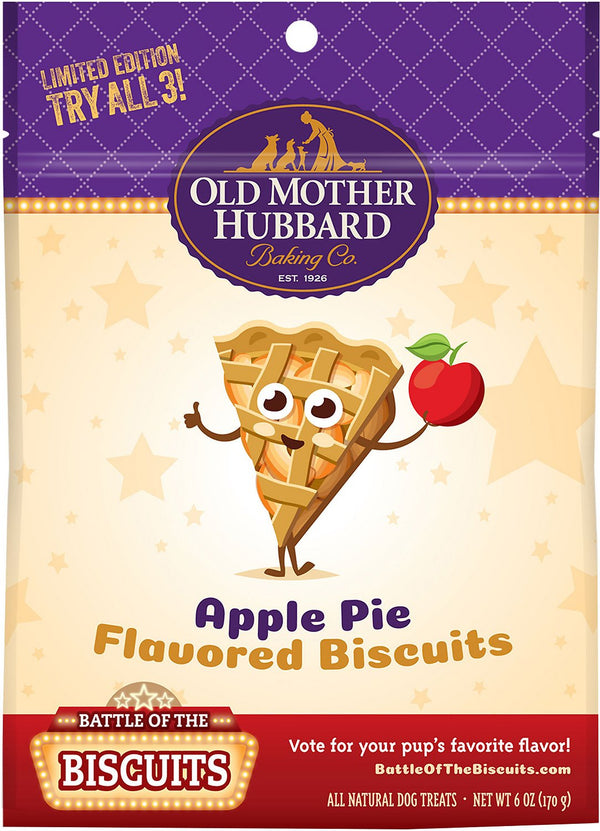 Old Mother Hubbard Édition limitée Biscuits saveur tarte aux pommes Friandises pour chiens, 6 oz