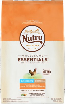 Nutro Wholesome Essentials Large Breed Puppy Farm Raised Chicken, Brown Rice & Sweet Potato Recipe Dry Dog Food