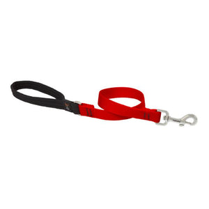 Lupine Pet Basic Solids Dog Leash, Red