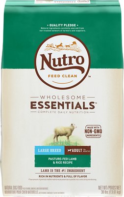 Nutro Wholesome Essentials Large Breed Adult Pasture Fed Lamb & Rice Recipe Dry Dog Food