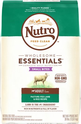 Nutro Wholesome Essentials Small Bites Adult Pasture Fed Lamb & Rice Recipe Dry Dog Food
