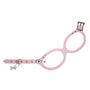 Buddy Belts Permanent Leather Harness for Dogs, Pink