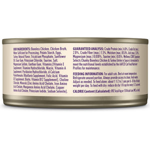 Wellness CORE Signature Selects Chunky Boneless Chicken & Turkey Entree in Sauce Grain-Free Wet Cat Food Cans