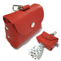 Buddy Belts Permanent Poopurse Dog Poop Bag Dispenser, Red