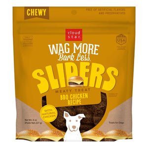 Cloud Star Wag More Bark Less Sliders BBQ Chicken Dog Treats