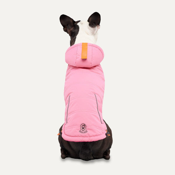 Goo-eez Veste d'hiver à capuche Signature pour chiens, Rose