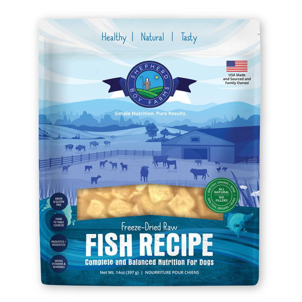 Shepherd Boy Farms Fish Medley Freeze-Dried Dog Food