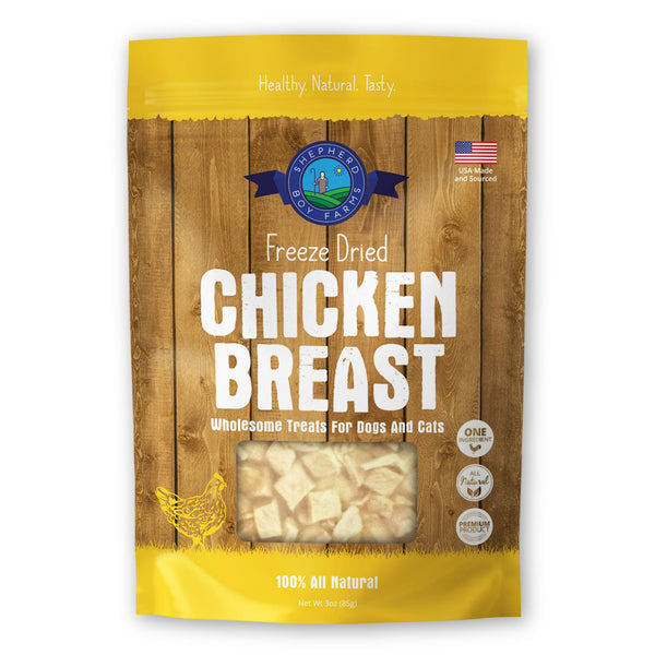 Shepherd Boy Farms Chicken Breast Freeze-Dried Dog & Cat Treats