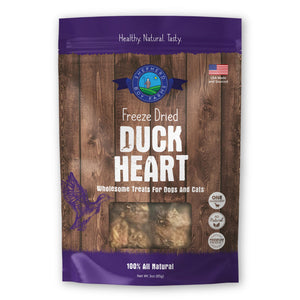 Shepherd Boy Farms Duck Heart Freeze-Dried Dog & Cat Treats
