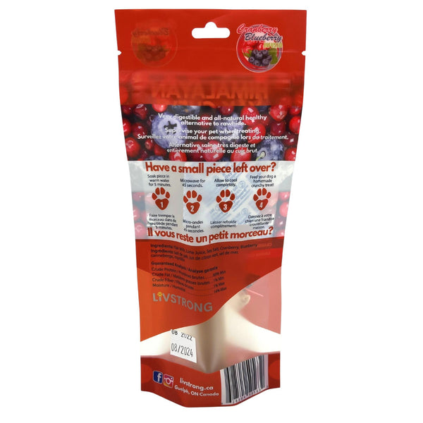 Livstrong Infused Himalayan Yak Cheese Cranberry & Blueberry Dog Treats